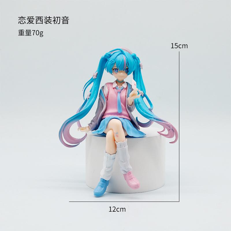 Cute Girl Hatsune Miku Anime Character Fashionable Suitable For Desktop Decoration Ornaments Doll Christmas Gift Pvc Collectible