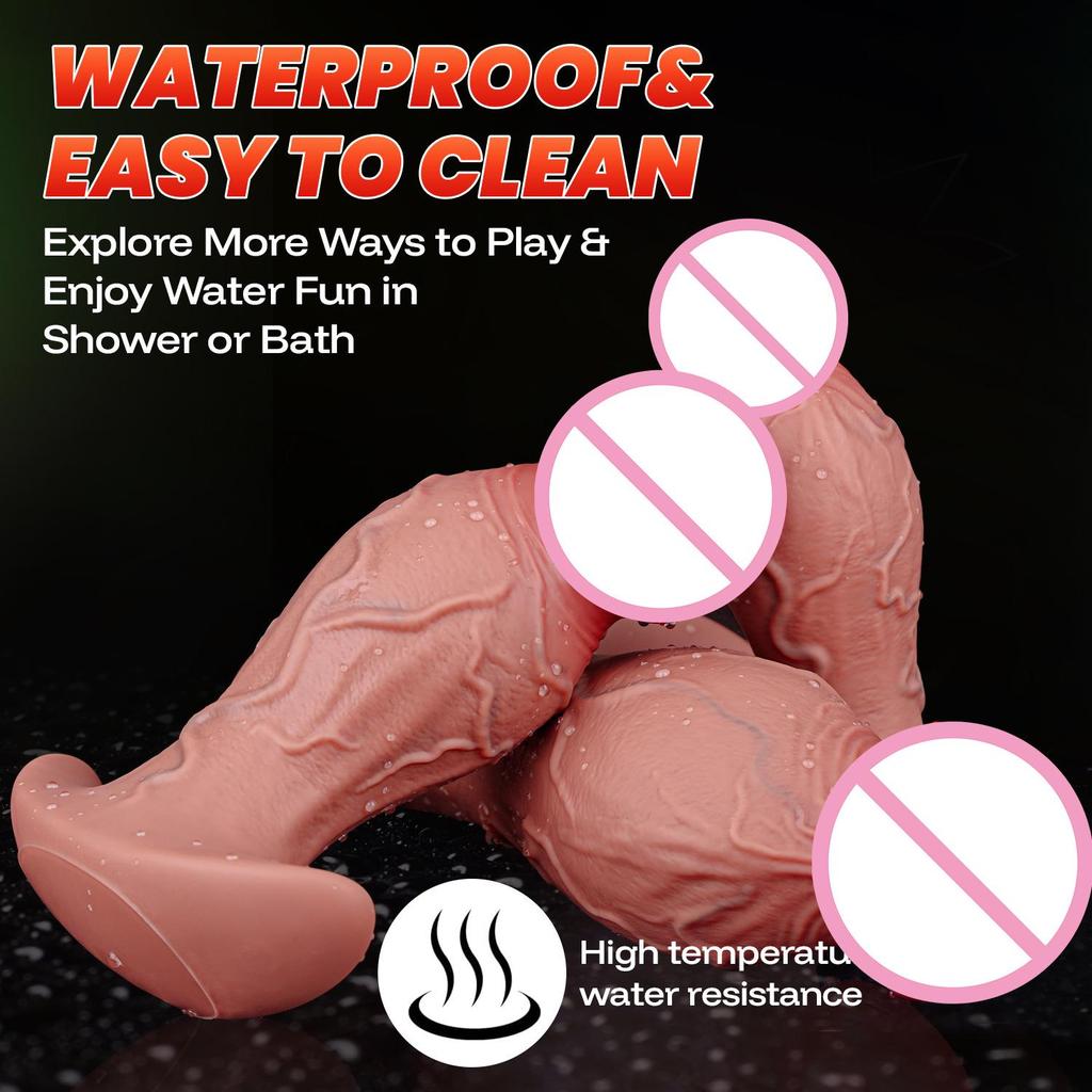 Extra Large Soft Flesh Realistic Veins Wearable Anal Plug Masturbator for Men and Women