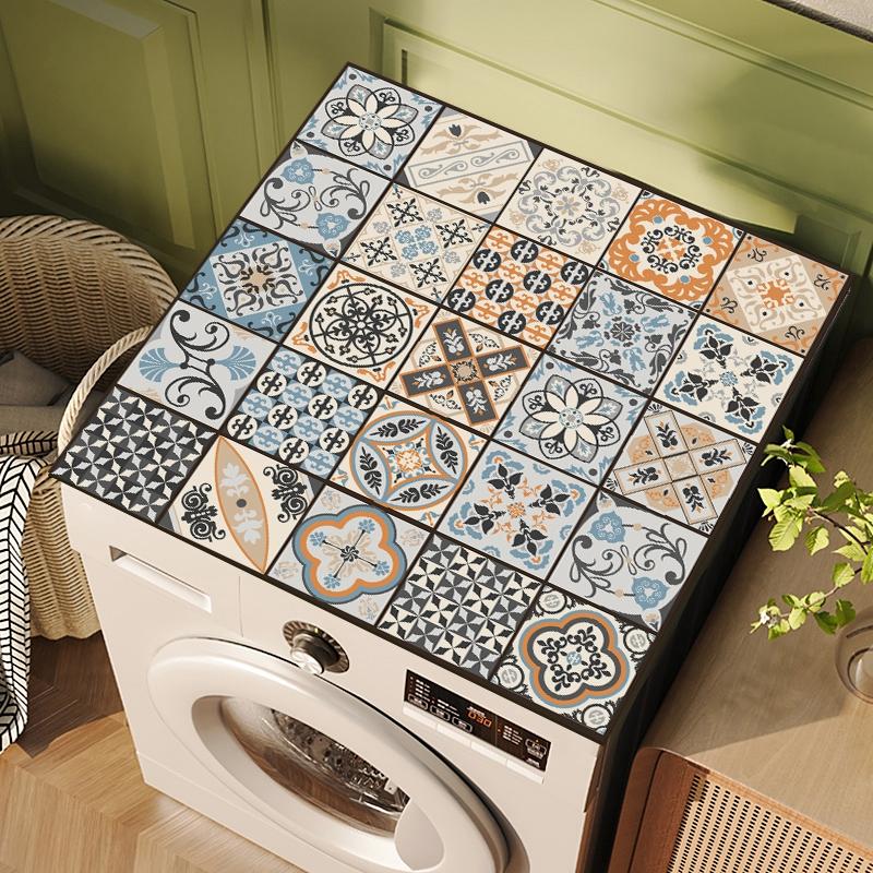 Wasing Machine Top Dust Cover Microwave Cover Mat Microwave Oven Refrigerator Top Protector Kitchen Drain Pad Table Place Mat
