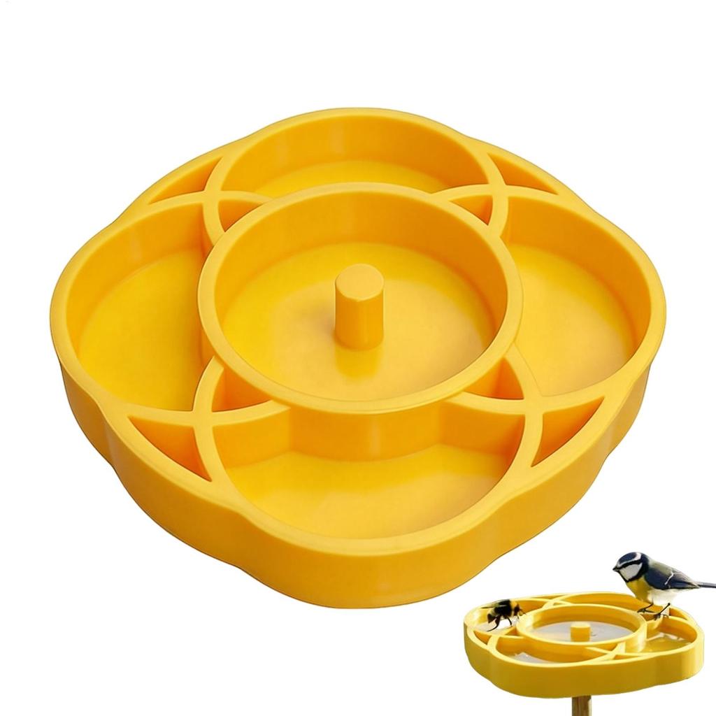 Creative Bee Water Feeder Butterfly Feeder Garden Ground Plug Portable Outdoor Bee Drinking Device Yard Lawn Landscape Decor