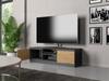 MALWA 120 TV STAND - ANTHRACITE / ARTISAN OAK