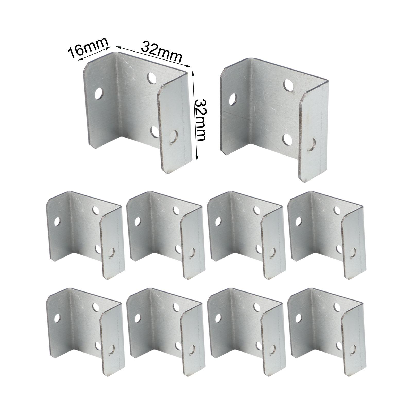 

Fence Panel Clips Galvanized Steel Clips Prevent Timber Splitting 32mm