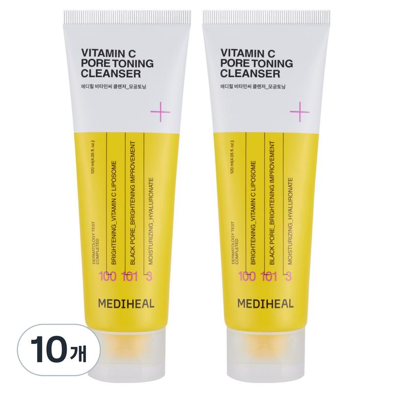 Mediheal Pore Toning Cleansing Foam, 120ml, 10 pcs