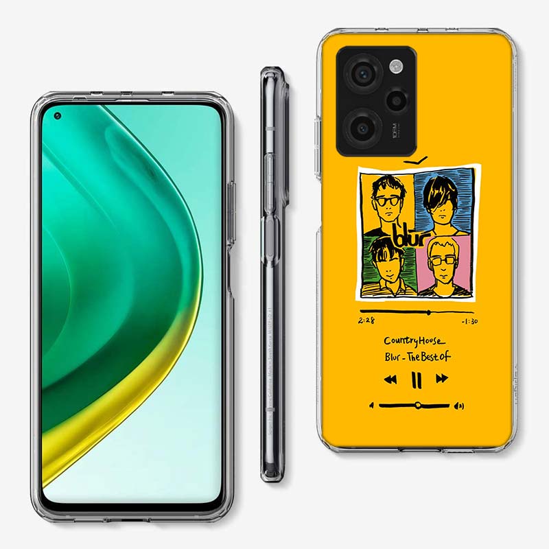 Blur Band Cover Phone Case For Xiaomi Poco M8 M7 M6 M4 M3 X7 X6 X4 Pro F7 Ultra M5S Mi 14 14T 15 15T 12T 10T Pro 12S 12 11 Lite