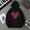 Autumn and winter trend printed sweater women's 2025 new hooded casual jacket women ins large size hoodie