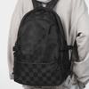 Li Shen Korean Style Checkerboard Student Backpack