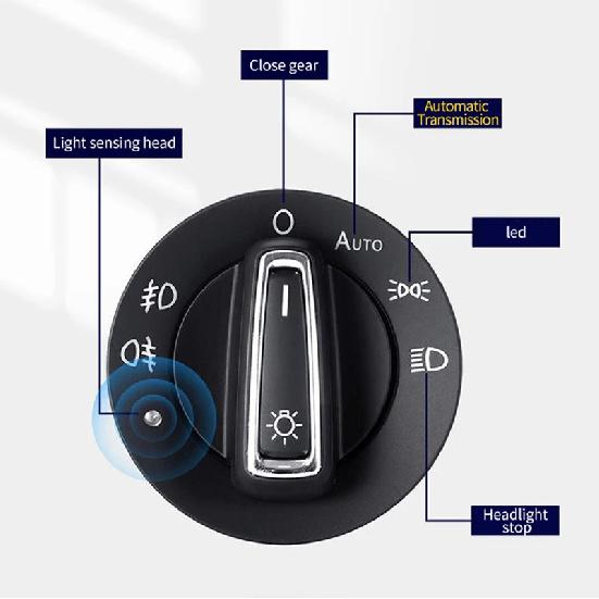Headlight Automatic Switch For Skoda Octavia 2 Mk2 Laura Tour Fantasia Scout 1Z 2004~2012 2006 2008 2009 2010 2011 Accessories