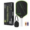 Carbon Fiber Pickleball Paddle With Textured Grip Case Set Competitive Play Lightweight Tournament Ready