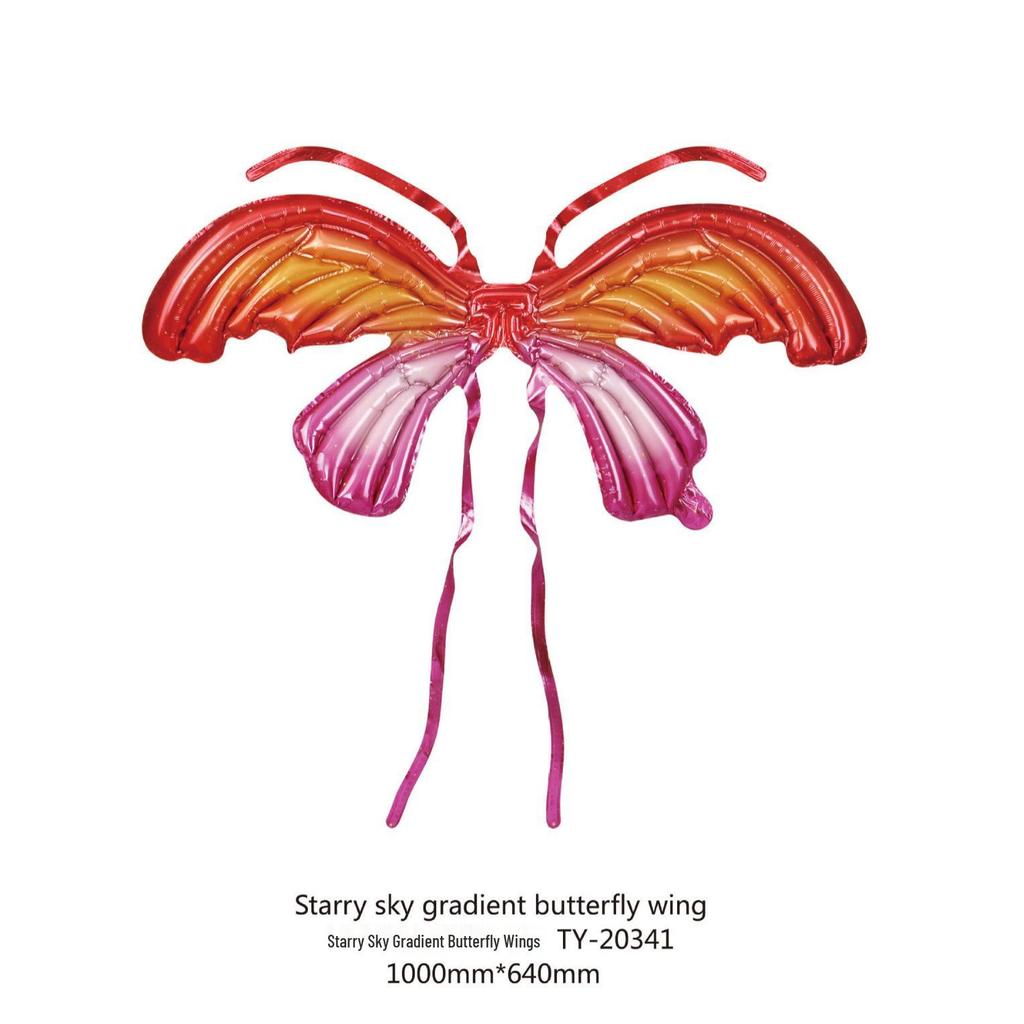 Colorful Children's Angel Wings Inflatable Butterfly Balloons for Night Market and Street Stall Decoration