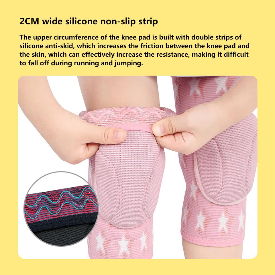 1 SZT Dzieci Chłopiec Dziewczynka Nakolanniki Gruba Gąbka Antykolizyjne Outdoor Taniec Koszykówka Piłka Nożna Kolarstwo Sportowe Bezpieczny Ochraniacz na Kolana
