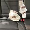 2PCS Cute Cartoon Bow Cloud Car Seat Belt Cover For Children Auto Seatbelt Adjuster Cases Shoulder Pad Protector Car Accessories