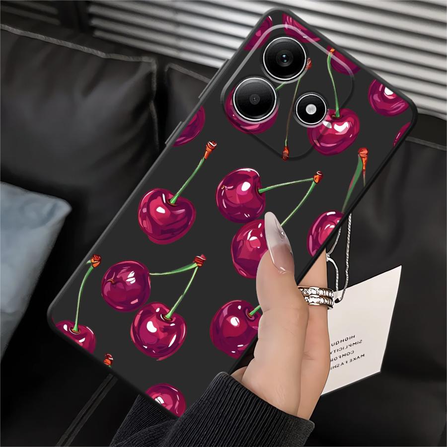 

Case for Xiaomi Redmi Note 14 12S K40 K80 10 A1 A2 A3 11S 14C 9 8 7 A4 A5 13 Pro Plus 12C 13C 12 11 Pro Phone Cover Fruit Cherry Redmi K40