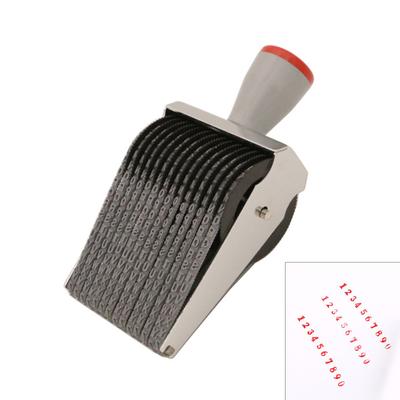 Rubber Letter Stamp Rubber Number Stamp Office Business Stamp Rotating Number Stamp for Scrapbooking Packaging Craft