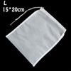 5 size Nylon Fine Mesh Nut Milk Bag Reusable Almond Milk Bag Strainer Fine Mesh Nylon Cheesecloth Cold Brew Coffee Filter