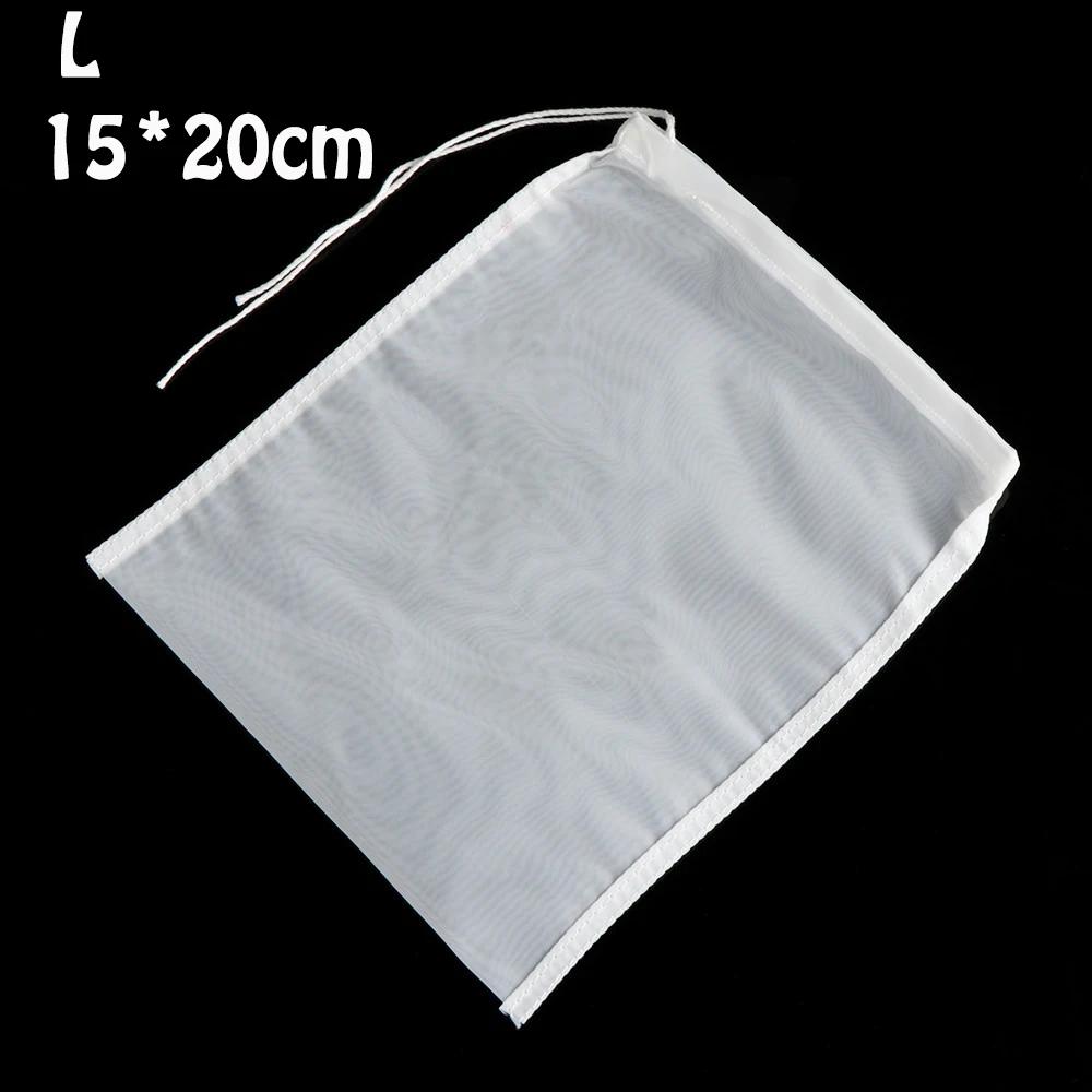 

5 size Nylon Fine Mesh Nut Milk Bag Reusable Almond Milk Bag Strainer Fine Mesh Nylon Cheesecloth Cold Brew Coffee Filter