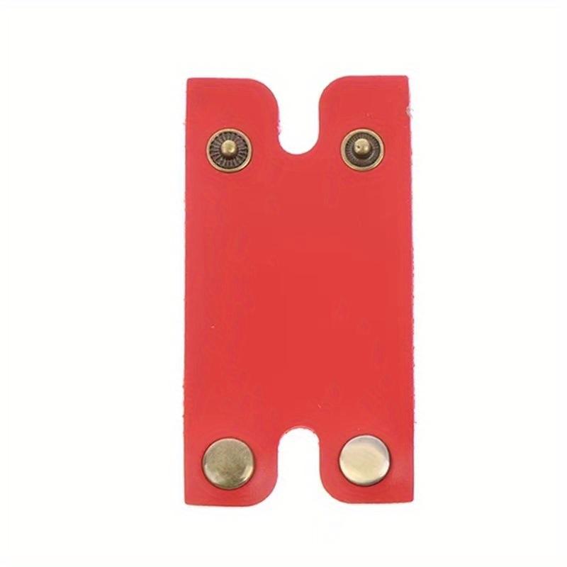 1pc Razor Protective Cover Safety Razor Leather Protective Cover Cutter Head Protective Cover Without Razor 85*45mm