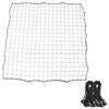 Soccer Rebounder Net with 20 Elastic Ropes Kickback Football Practice Net Target Goal Net Training Aid for Kids Teens