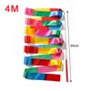 4M Gymnastics Ribbon Gym Ribbon Rhythmic Gymnastics Equipment Dance Ribbon Ballet Ribbon Rotating Rod