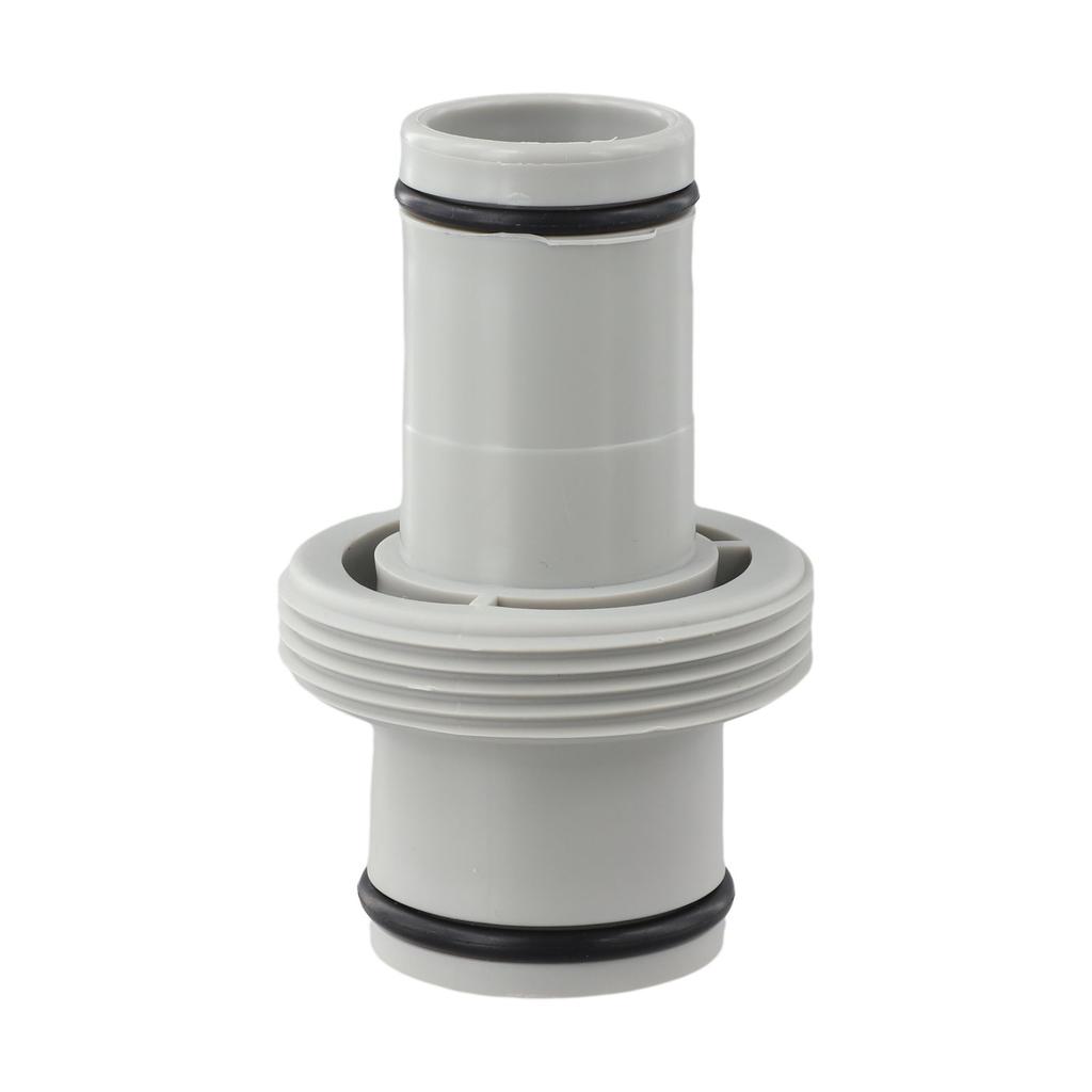 1PC Hose Extension Adapter With Rubber O-rings For Intex Split Hose Plunger Valve Pool Part 1.5in To 1.25in Straight Connector