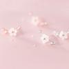 S925 Silber Blume Ohrstecker Zirkonia Niedliche Allergiefreie Silber Ohrstecker für Damen Mädchen Temperament Schmuck