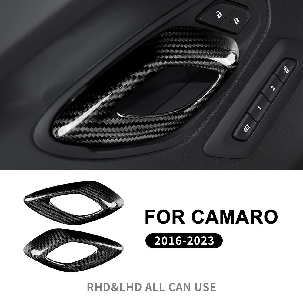 Carbon Fiber Dashboard Trim for Chevy Camaro 2016-2019 Interior Accessories 2-Piece Set