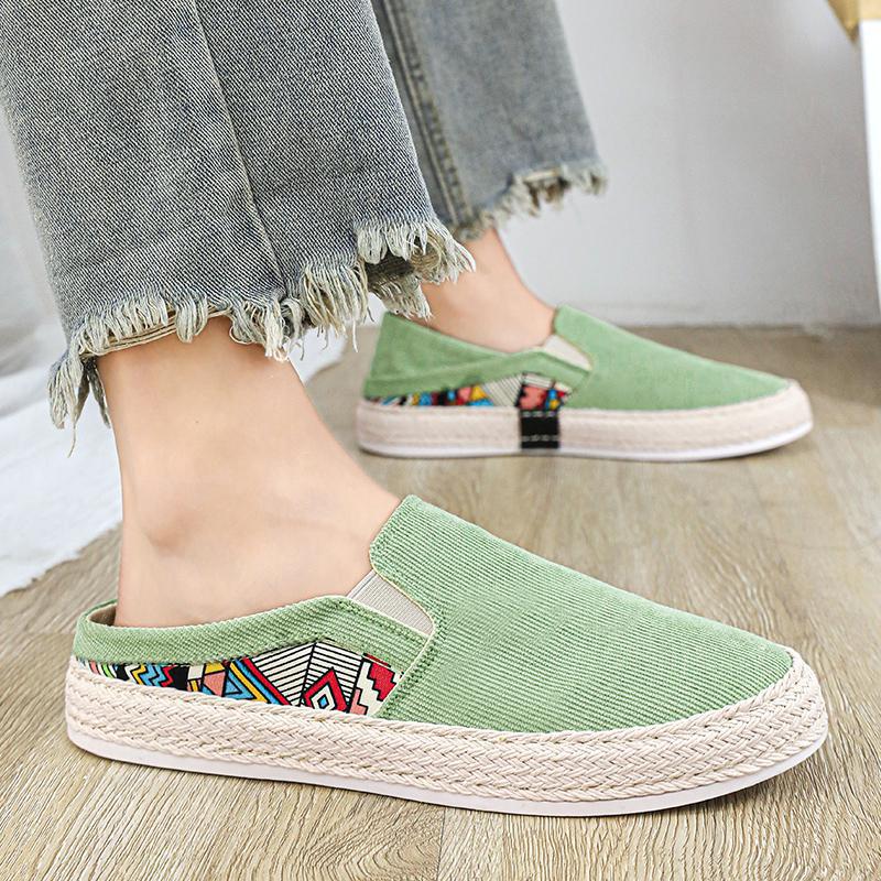 Men Canvas Shoes Casual Sneaker for Men Slip-on Vulcanized Comfortable Male Flats Loafers Driving Shoes Zapatos Hombre 2024