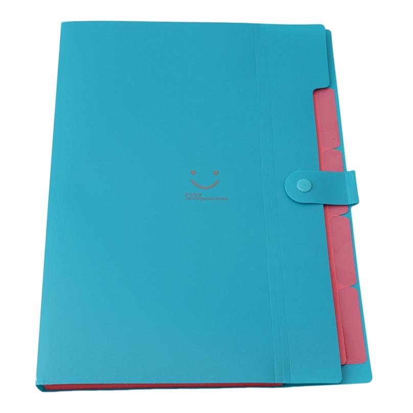 Office Stationery Carpetas File Folder 4 Layers Holder Expanding A4 Document Bag