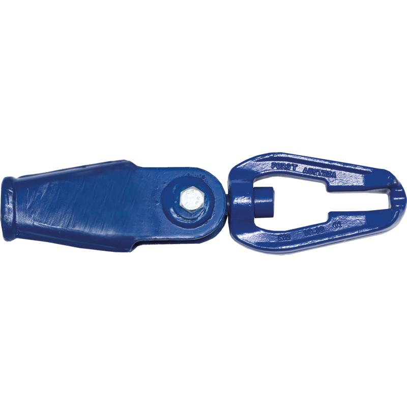 Rope end with swivel lock 8 120 kN