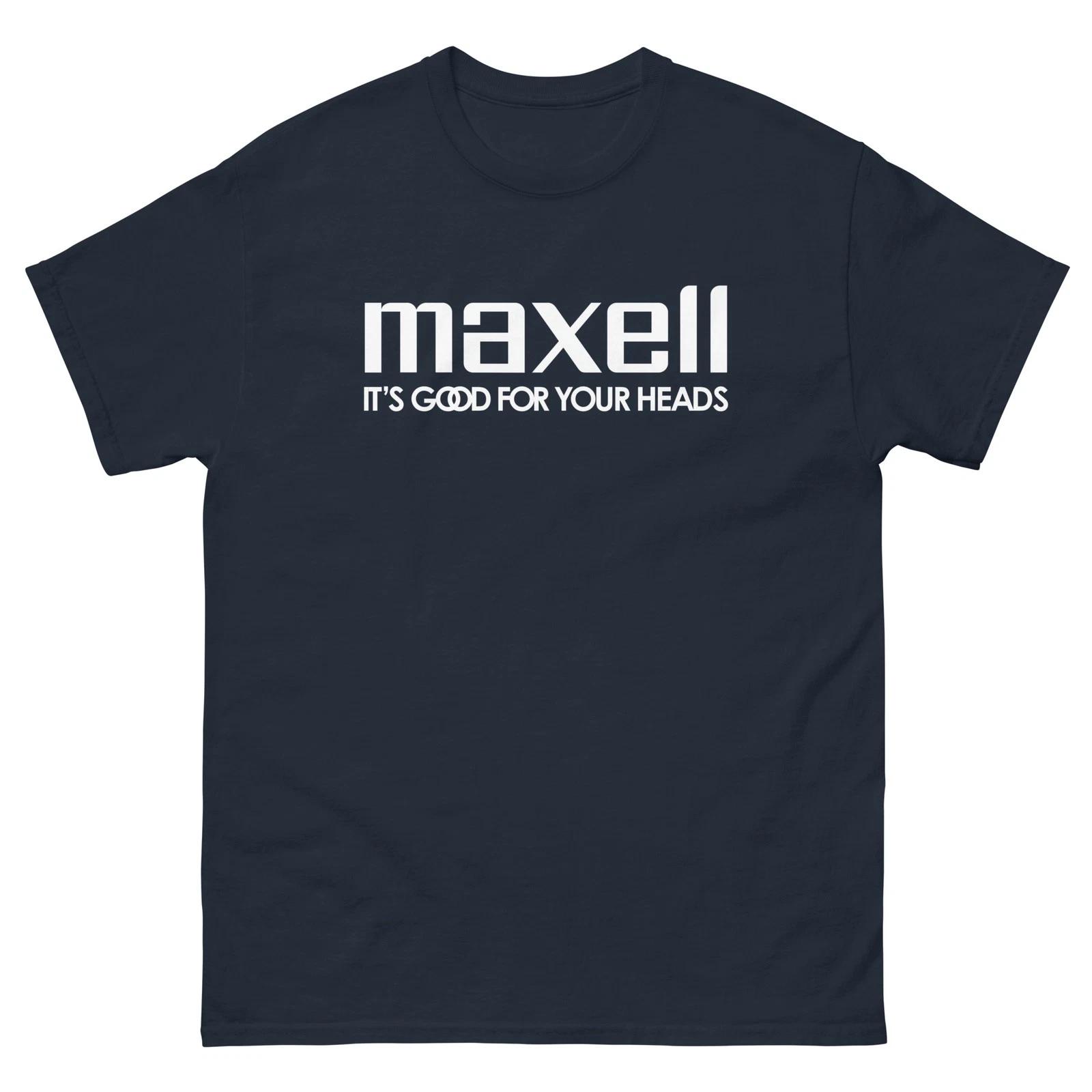 Maxell Good For Your Heads Graphic T Shirt Navy Unisex classic tee 4XL