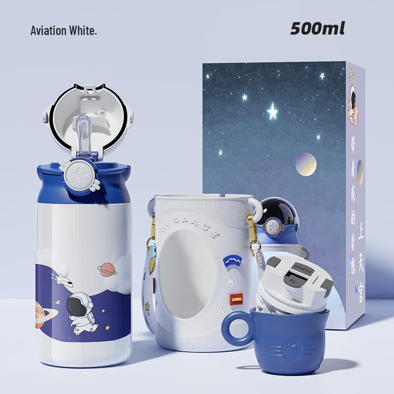 Shangqi Kids 316 Stainless Steel Straw Thermos