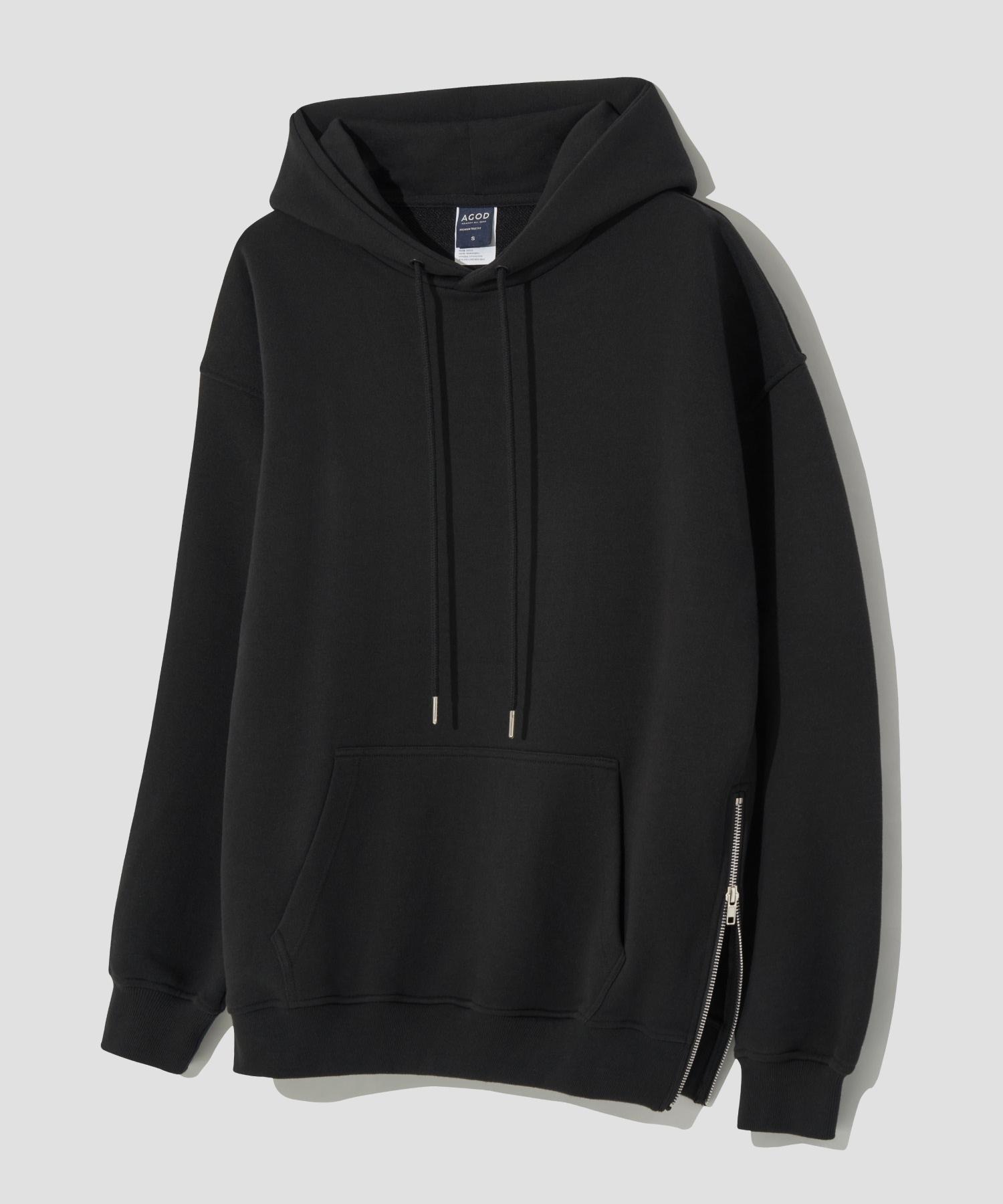 Age O.D. Essential Oversized Cutout Sweat Hoodie [Black] Black/S