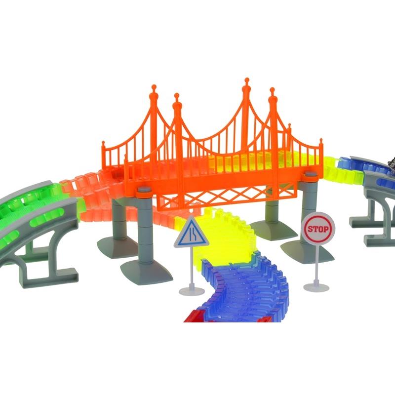 360pcs Glow Tracks 2 Cars Vehicles