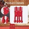 Traditional Chinese Wedding Decoration Xi Words for Bedding Party Living Room Style A