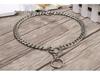Stainless Steel Bite-Resistant Dog Training Chain Collar for Small, Medium, Large Dogs