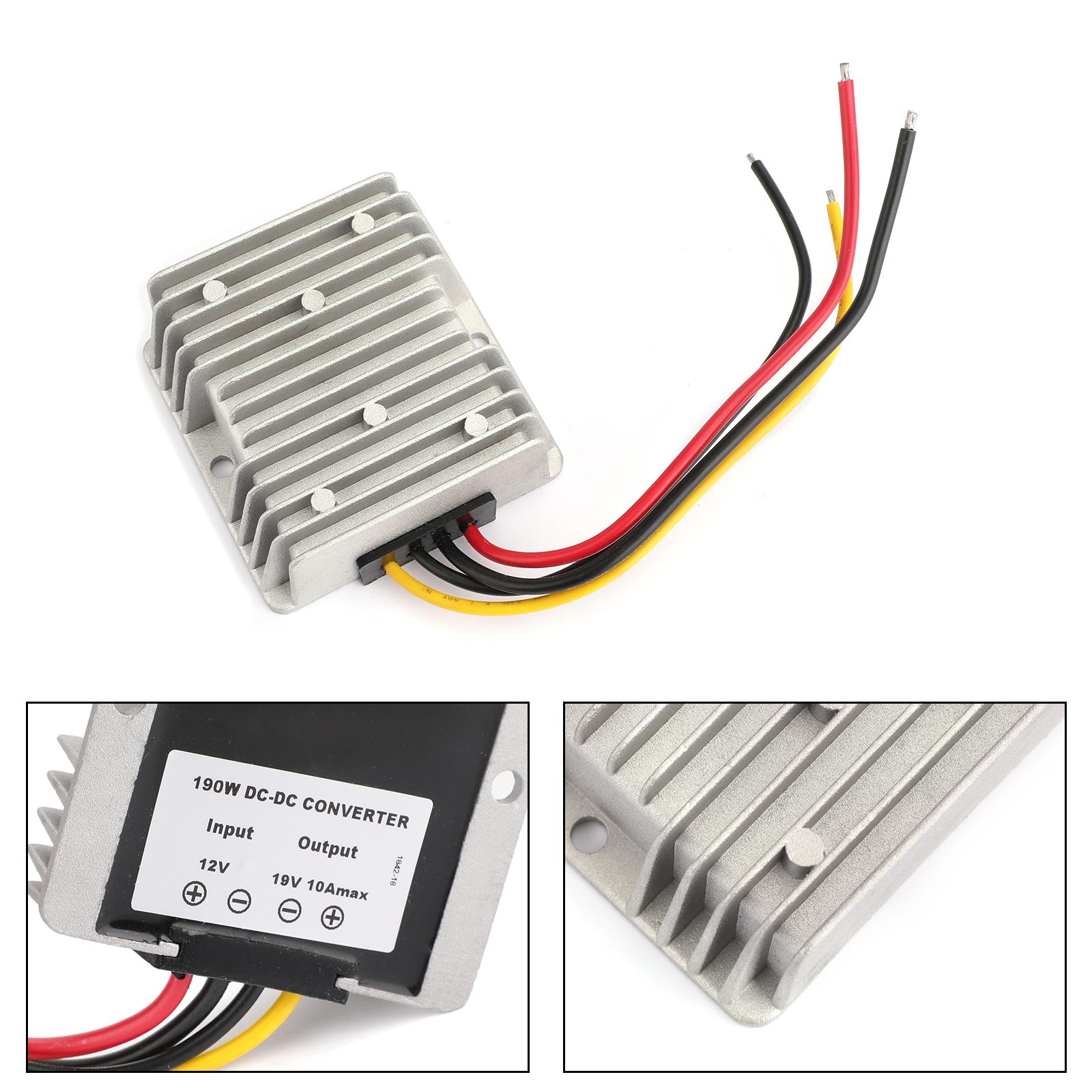 

Перетворювач напруги DC-DC підвищувальний від 12 В до 19 В 10 А 190 Вт Модуль регулятора напруги