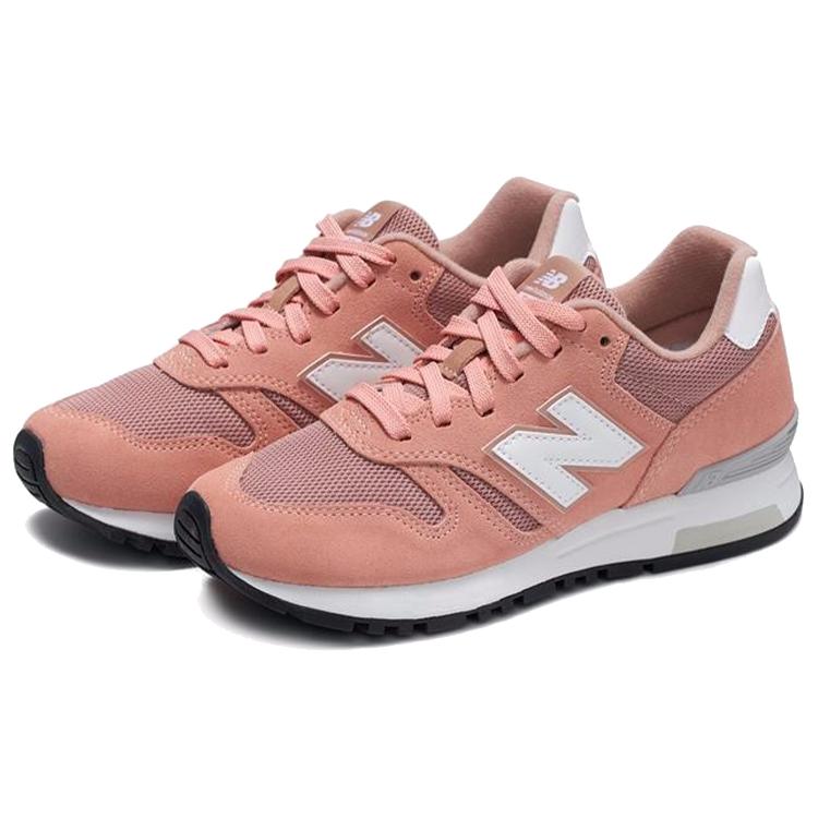 New Balance NB 565 Cushioning Anti-Slip And Wear-Resistant Low-Top Running Shoes Women's Gray Pink