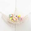 Stuffed Animal Net or Hammock Wall Hanging Net for Stuffed Animal Storage Macrame Toy Display Plush Toy Holder Soft Toy organizer for Nurery Baby Bedr