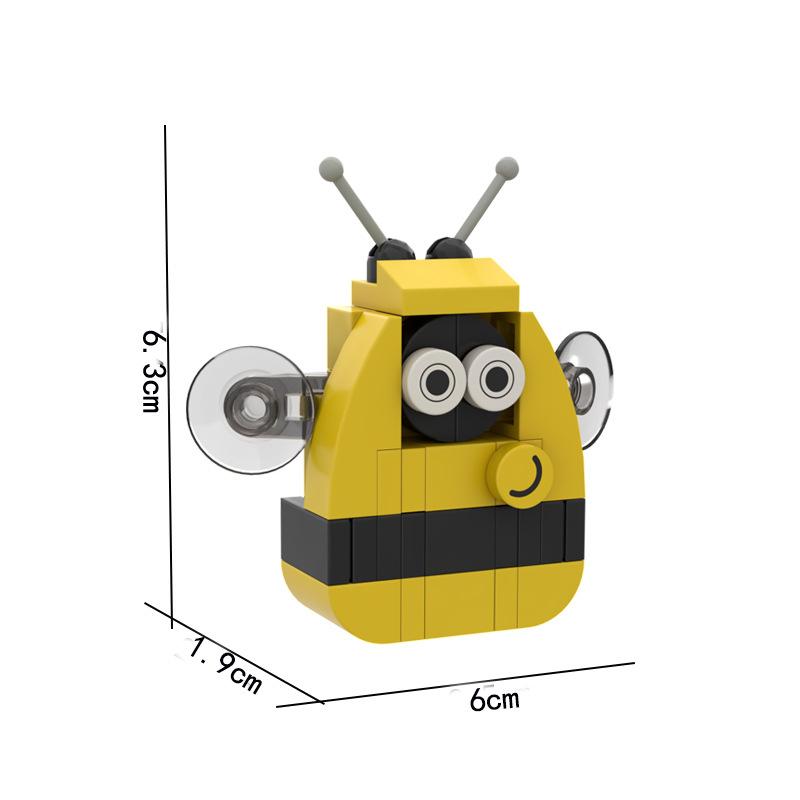 

Building Pou Alien Blocks Sets Diy Emotion Toy Model Puzzle Play Interactive Bee