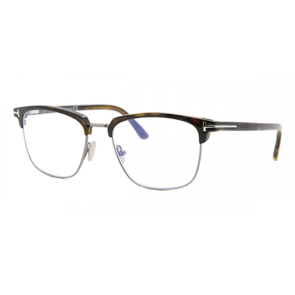 Tom Ford Ft5683 B Blue Light Block With Clip On 052 Men Eyeglasses