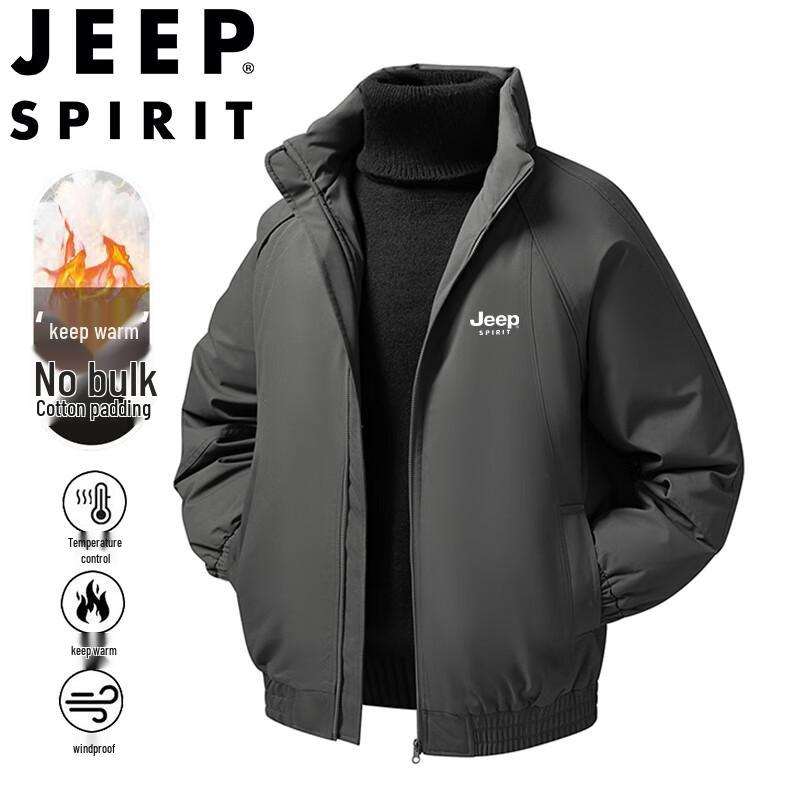 

JEEP SPIRIT Men s Padded Jacket & Casual Tee M