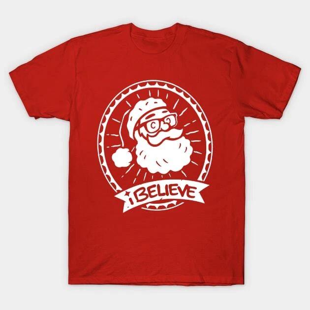 I Believe Christmas Made in Australia T-Shirt 4XL