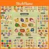 Wooden Children Puzzle Blocks With Number And Letter Matching
