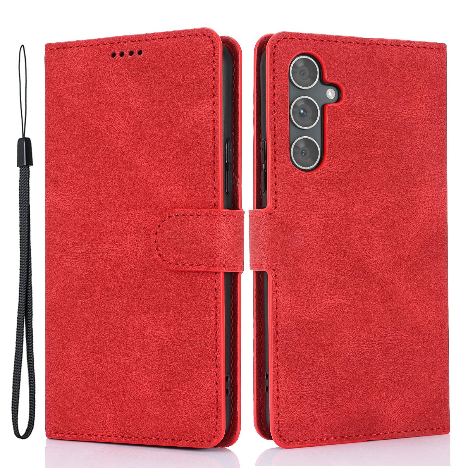 

Для Samsung Galaxy A55 5G Чохол для телефону Гаманець Шкіряний Чохол-підставка Red