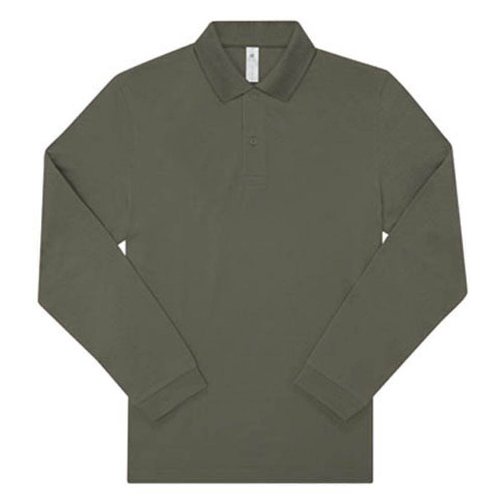 B&C Unisex Adult My Polo 180 Long-Sleeved Polo Shirt