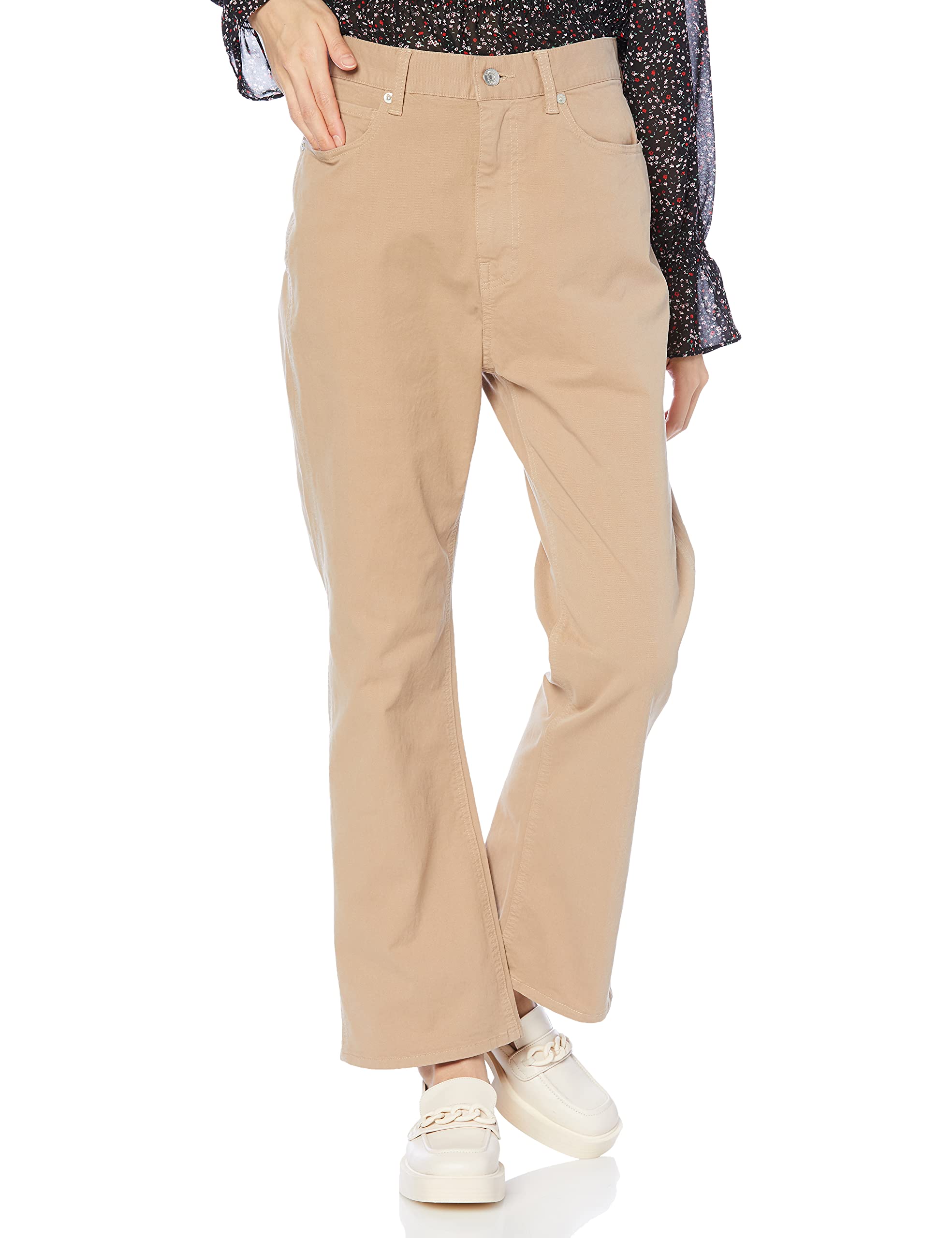 

Milkfed Chino Flare Size 103211031003 Pants, Women s, Beige, XS, бежевый