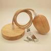 Creative Modern Simple Lamp Holder Irregular Wooden Creative Lamp Base Single Head E27 Screw Light Holder Coffee Shop