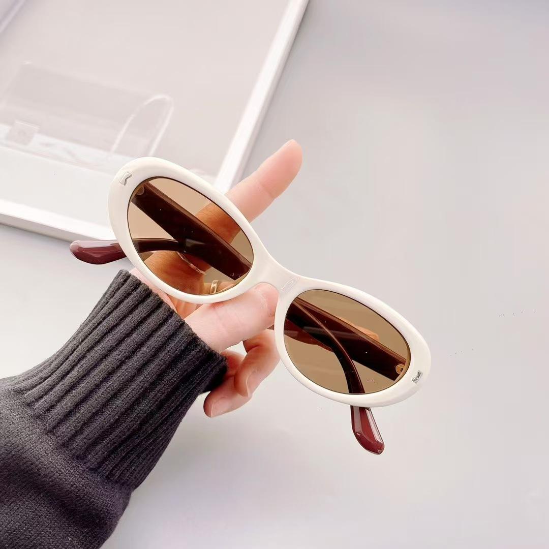

New Stylish Women Sunglasses Oval Shape Uv Protection Cool Sun Glasses Travelling Hiking Sunglasses Male