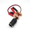 12V Battery Clip Connector Emergency Jumper Crocodile Wire Male/female Clip-on Battery Adapter Auto Socket DC Voltage Meter