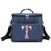 Lunch Box Cooler Organizer Case Thermal Handbag Waterproof Outdoor Travel Shoulder Lunch Bag for Men and Women Pink Pattern