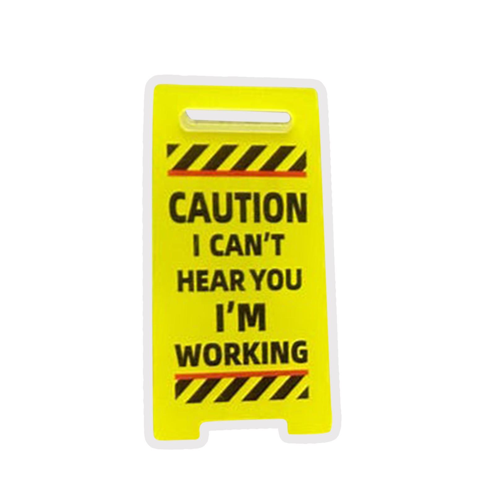 

Акрилова настільна табличка, Не турбуйте мене, я зайнятий, Тримач для записок, Креативні прикраси, Тримач для довідника One Size